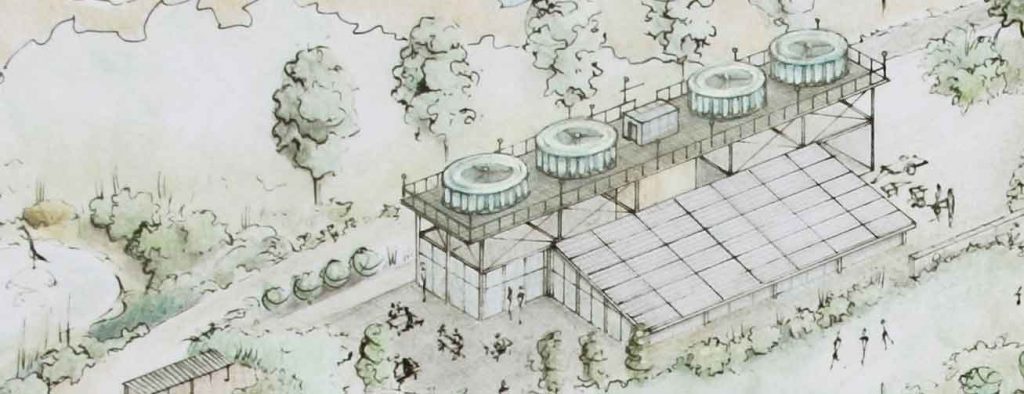 Thermogeist scale model with notes